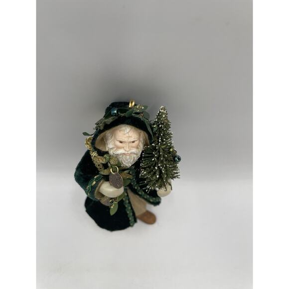Vintage 2007 Hallmark Keepsake "Father Christmas" Ornament 4th in Series Green - Picture 5 of 9